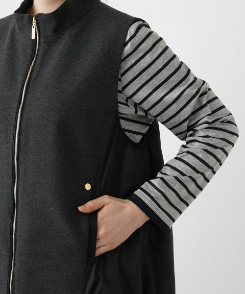 Leilian PLUS HOUSE / レリアンプラスハウス テーラードジャケット | 中わたハイネックベスト | 詳細14