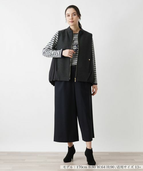 Leilian PLUS HOUSE / レリアンプラスハウス テーラードジャケット | 中わたハイネックベスト | 詳細4