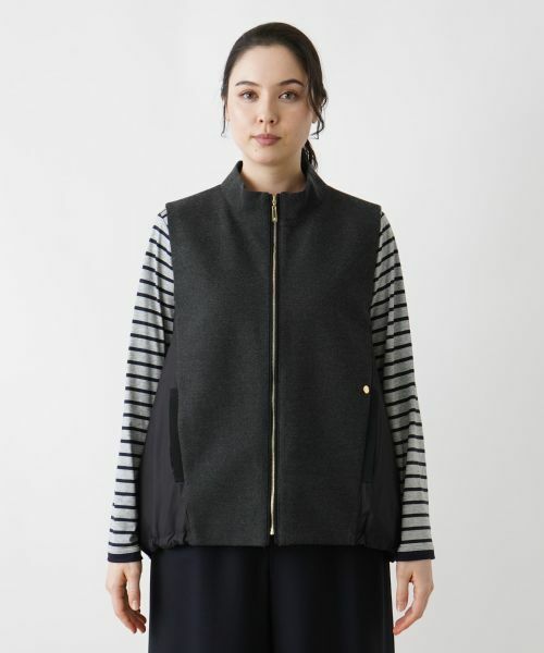 Leilian PLUS HOUSE / レリアンプラスハウス テーラードジャケット | 中わたハイネックベスト | 詳細9