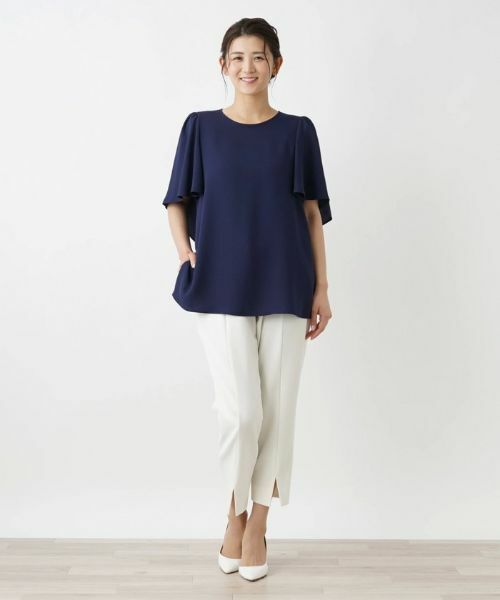 Leilian PLUS HOUSE / レリアンプラスハウス シャツ・ブラウス | ベルスリーブブラウス【プラス企画】 | 詳細1