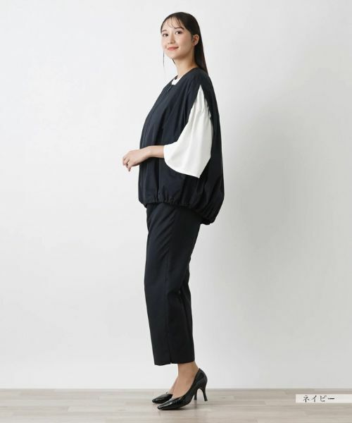 Leilian PLUS HOUSE / レリアンプラスハウス テーラードジャケット | コクーンシルエットベスト | 詳細8