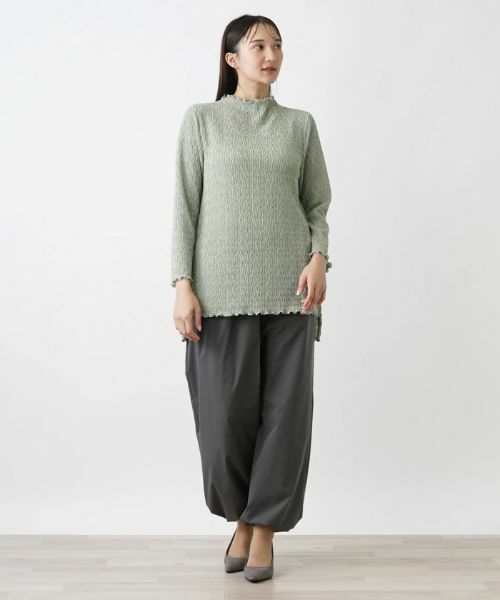 Leilian PLUS HOUSE / レリアンプラスハウス カットソー | ハイネックプルオーバー【BOURGE】 | 詳細1