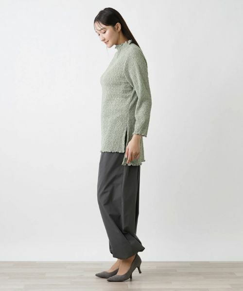 Leilian PLUS HOUSE / レリアンプラスハウス カットソー | ハイネックプルオーバー【BOURGE】 | 詳細2