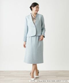 Leilian PLUS HOUSE / レリアンプラスハウス セットアップ | スーツ【セレモニー】【Leilian WHITE LABEL】