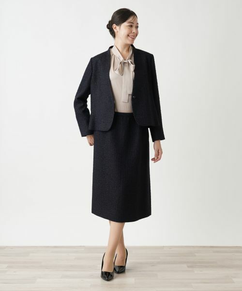 Leilian PLUS HOUSE / レリアンプラスハウス セットアップ | スーツ【セレモニー】【Leilian WHITE LABEL】 | 詳細1