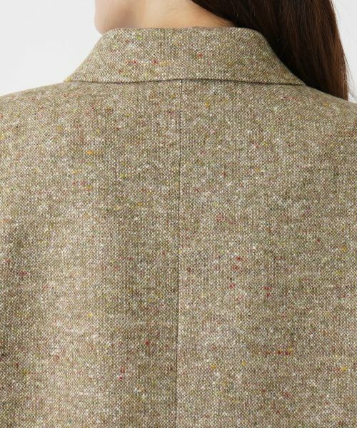 Leilian PLUS HOUSE / レリアンプラスハウス テーラードジャケット | ミックスツイードステンカラージャケット【Leilian WHITE LABEL】 | 詳細8