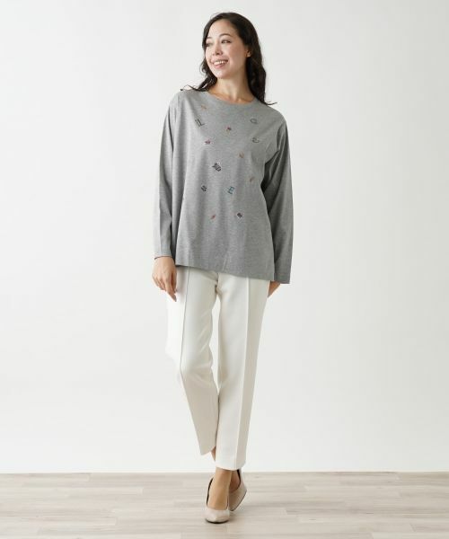 Leilian PLUS HOUSE / レリアンプラスハウス カットソー | クルーネックカットソー | 詳細13