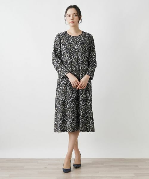 Leilian PLUS HOUSE / レリアンプラスハウス ドレス | 【店舗人気】洗えるストレッチワンピース | 詳細1