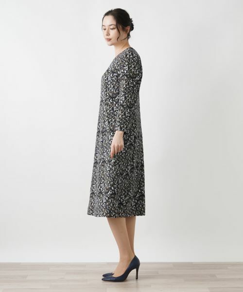 Leilian PLUS HOUSE / レリアンプラスハウス ドレス | 【店舗人気】洗えるストレッチワンピース | 詳細2