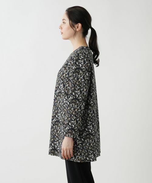 Leilian PLUS HOUSE / レリアンプラスハウス シャツ・ブラウス | ペイズリー柄チュニック | 詳細10