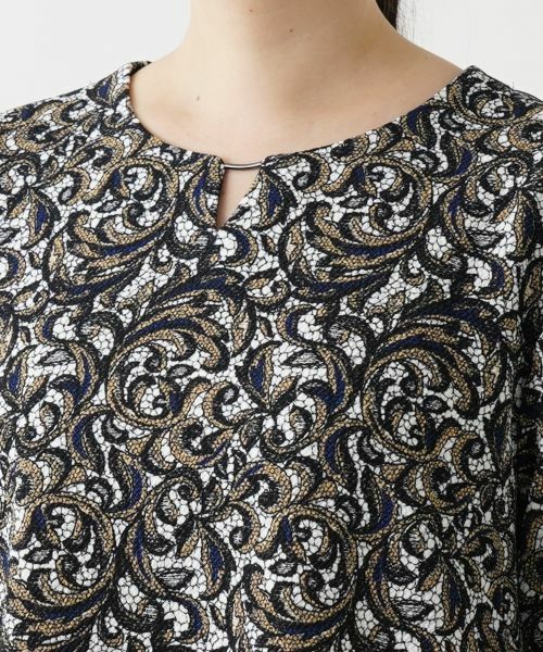 Leilian PLUS HOUSE / レリアンプラスハウス シャツ・ブラウス | ペイズリー柄チュニック | 詳細12