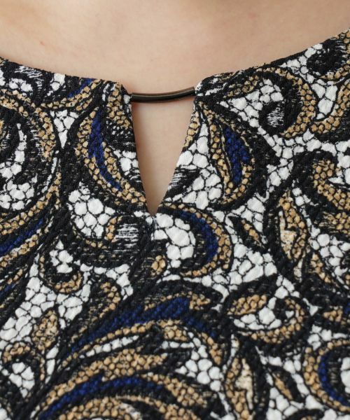 Leilian PLUS HOUSE / レリアンプラスハウス シャツ・ブラウス | ペイズリー柄チュニック | 詳細16