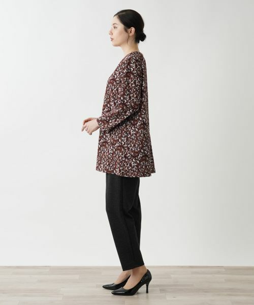 Leilian PLUS HOUSE / レリアンプラスハウス シャツ・ブラウス | ペイズリー柄チュニック | 詳細2