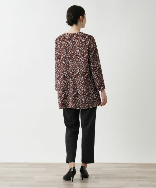Leilian PLUS HOUSE / レリアンプラスハウス シャツ・ブラウス | ペイズリー柄チュニック | 詳細3