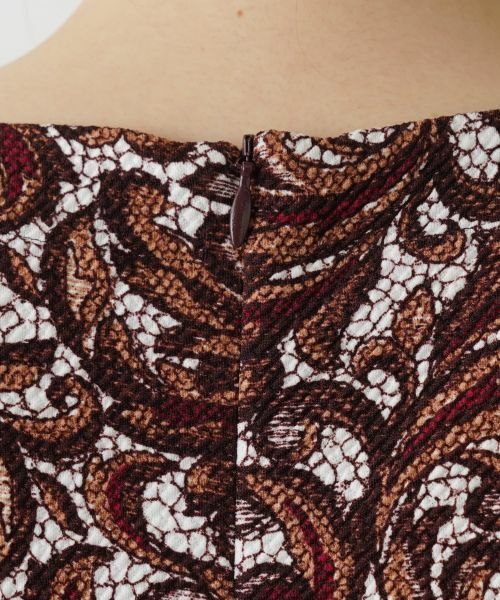 Leilian PLUS HOUSE / レリアンプラスハウス シャツ・ブラウス | ペイズリー柄チュニック | 詳細5