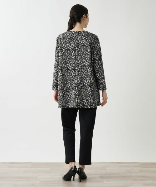Leilian PLUS HOUSE / レリアンプラスハウス シャツ・ブラウス | ペイズリー柄チュニック | 詳細8
