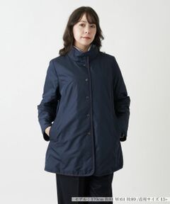 Leilian PLUS HOUSE / レリアンプラスハウス テーラードジャケット | スタンドカラーハーフコート【Leilian WHITE LABEL】