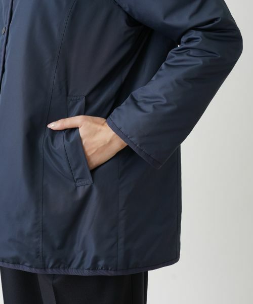 Leilian PLUS HOUSE / レリアンプラスハウス テーラードジャケット | スタンドカラーハーフコート【Leilian WHITE LABEL】 | 詳細10