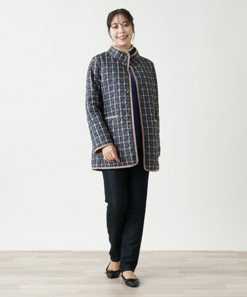 Leilian PLUS HOUSE / レリアンプラスハウス テーラードジャケット | スタンドカラーハーフコート【Leilian WHITE LABEL】 | 詳細18