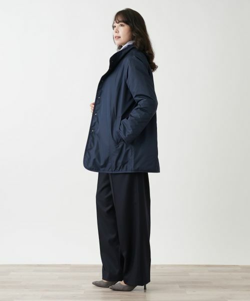 Leilian PLUS HOUSE / レリアンプラスハウス テーラードジャケット | スタンドカラーハーフコート【Leilian WHITE LABEL】 | 詳細2