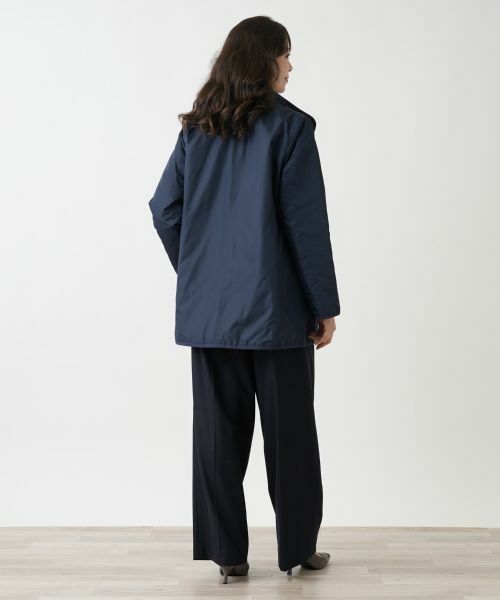 Leilian PLUS HOUSE / レリアンプラスハウス テーラードジャケット | スタンドカラーハーフコート【Leilian WHITE LABEL】 | 詳細3