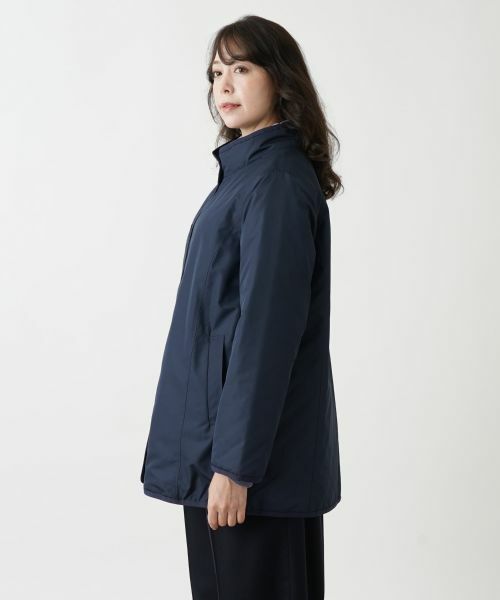 Leilian PLUS HOUSE / レリアンプラスハウス テーラードジャケット | スタンドカラーハーフコート【Leilian WHITE LABEL】 | 詳細6