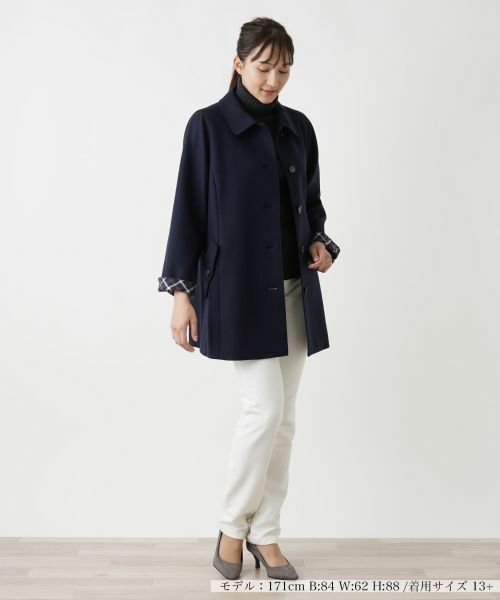 Leilian PLUS HOUSE / レリアンプラスハウス その他アウター | ウールコート【Leilian WHITE LABEL】 | 詳細1