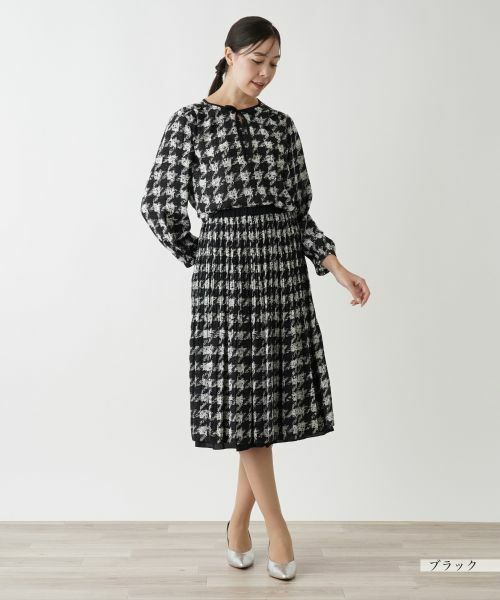 Leilian PLUS HOUSE / レリアンプラスハウス ロング・マキシ丈スカート | プリーツスカート【Leilian WHITE LABEL】 | 詳細1