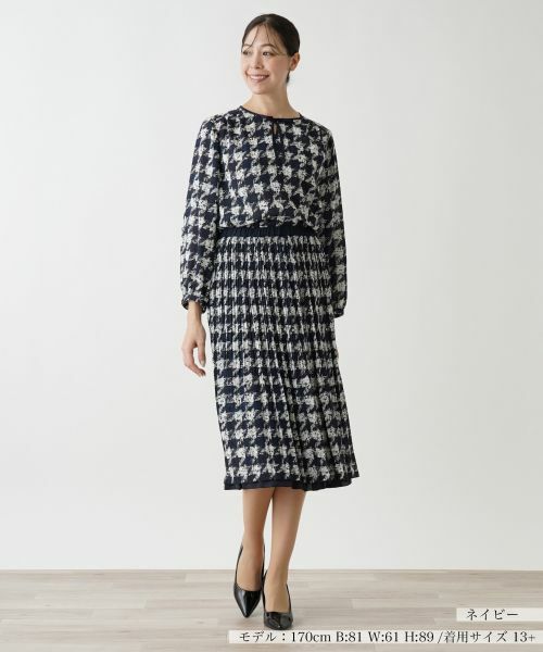 Leilian PLUS HOUSE / レリアンプラスハウス ロング・マキシ丈スカート | プリーツスカート【Leilian WHITE LABEL】 | 詳細6