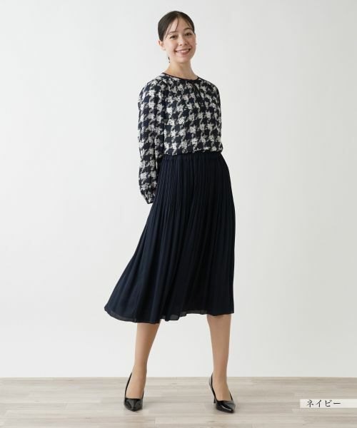 Leilian PLUS HOUSE / レリアンプラスハウス ロング・マキシ丈スカート | プリーツスカート【Leilian WHITE LABEL】 | 詳細9