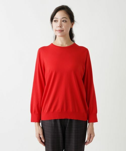 Leilian PLUS HOUSE / レリアンプラスハウス ニット・セーター | クルーネックプルオーバー | 詳細10