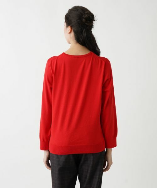 Leilian PLUS HOUSE / レリアンプラスハウス ニット・セーター | クルーネックプルオーバー | 詳細12