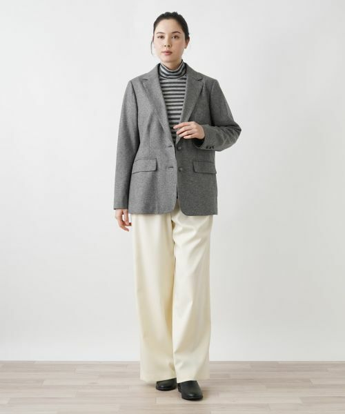 Leilian PLUS HOUSE / レリアンプラスハウス テーラードジャケット | エンブレム刺繍付きブレザー | 詳細1