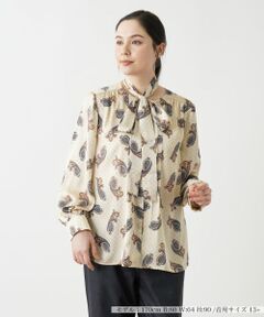 Leilian PLUS HOUSE / レリアンプラスハウス シャツ・ブラウス | 【店舗人気】ボウタイ付きブラウス