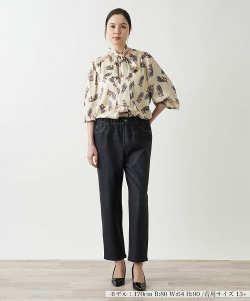 Leilian PLUS HOUSE / レリアンプラスハウス シャツ・ブラウス | 【店舗人気】ボウタイ付きブラウス | 詳細1