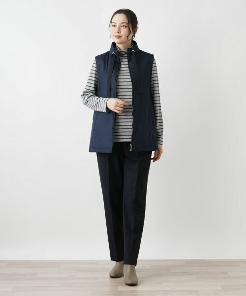 Leilian PLUS HOUSE / レリアンプラスハウス テーラードジャケット | 【店舗人気】中わたベスト【LIMONTA】 | 詳細1