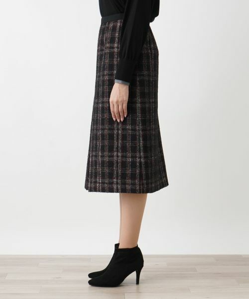 Leilian PLUS HOUSE / レリアンプラスハウス ミニ・ひざ丈スカート | ボックスプリーツスカート | 詳細5