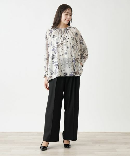 Leilian PLUS HOUSE / レリアンプラスハウス シャツ・ブラウス | プリントボウタイブラウス | 詳細4