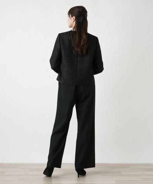 Leilian PLUS HOUSE / レリアンプラスハウス テーラードジャケット | ラメツイードジャケット【セレモニー】【CLARENSON】 | 詳細3