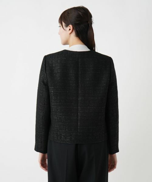Leilian PLUS HOUSE / レリアンプラスハウス テーラードジャケット | ラメツイードジャケット【セレモニー】【CLARENSON】 | 詳細6