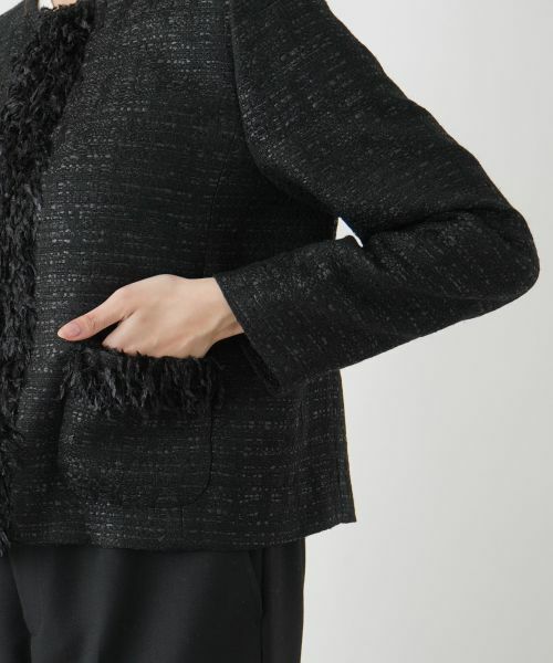 Leilian PLUS HOUSE / レリアンプラスハウス テーラードジャケット | ラメツイードジャケット【セレモニー】【CLARENSON】 | 詳細9
