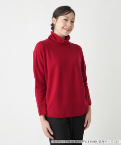 Leilian PLUS HOUSE / レリアンプラスハウス ニット・セーター | ホールガーメントハイネックニット【Leilian WHITE LABEL】