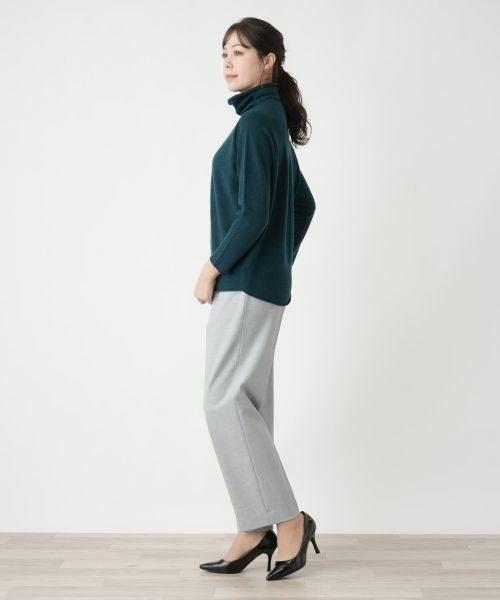 Leilian PLUS HOUSE / レリアンプラスハウス ニット・セーター | ホールガーメントハイネックニット【Leilian WHITE LABEL】 | 詳細2
