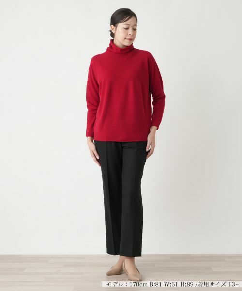 Leilian PLUS HOUSE / レリアンプラスハウス ニット・セーター | ホールガーメントハイネックニット【Leilian WHITE LABEL】 | 詳細5