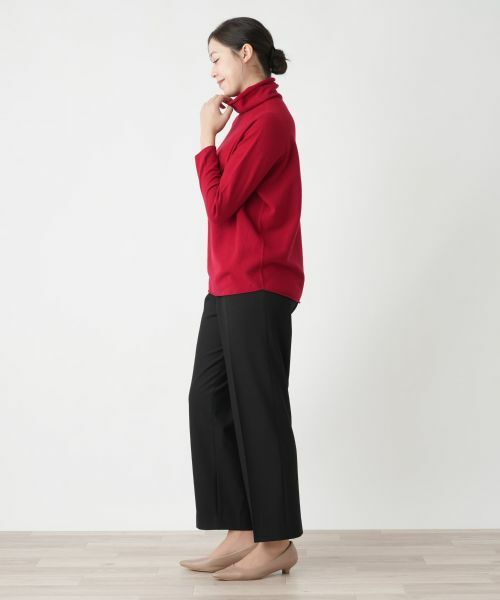 Leilian PLUS HOUSE / レリアンプラスハウス ニット・セーター | ホールガーメントハイネックニット【Leilian WHITE LABEL】 | 詳細6