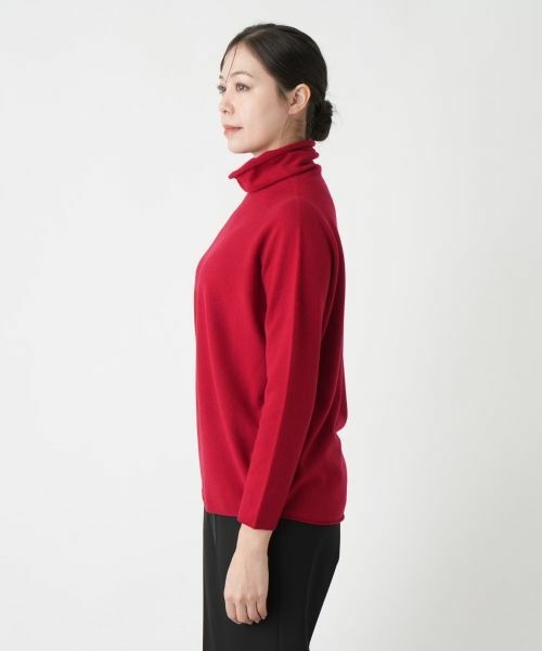 Leilian PLUS HOUSE / レリアンプラスハウス ニット・セーター | ホールガーメントハイネックニット【Leilian WHITE LABEL】 | 詳細9