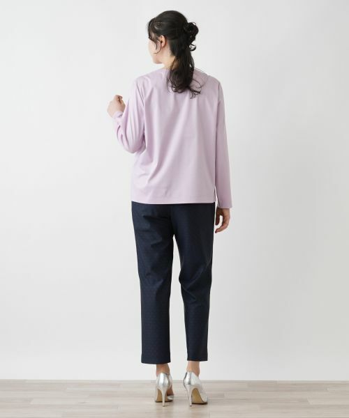 Leilian PLUS HOUSE / レリアンプラスハウス カットソー | ロゴ刺繍カットソー | 詳細11