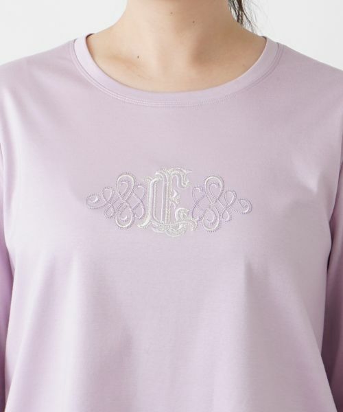 Leilian PLUS HOUSE / レリアンプラスハウス カットソー | ロゴ刺繍カットソー | 詳細15