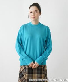 レリアンプラスハウス ウール100%長袖ニットセーター Leilian PLUS HOUSE / レリアンプラスハウス （レディース