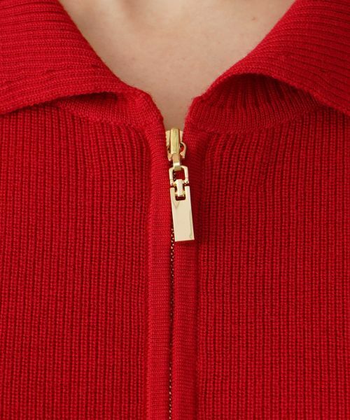 Leilian PLUS HOUSE / レリアンプラスハウス カーディガン・ボレロ | 【店舗人気】ニットジップブルゾン | 詳細12
